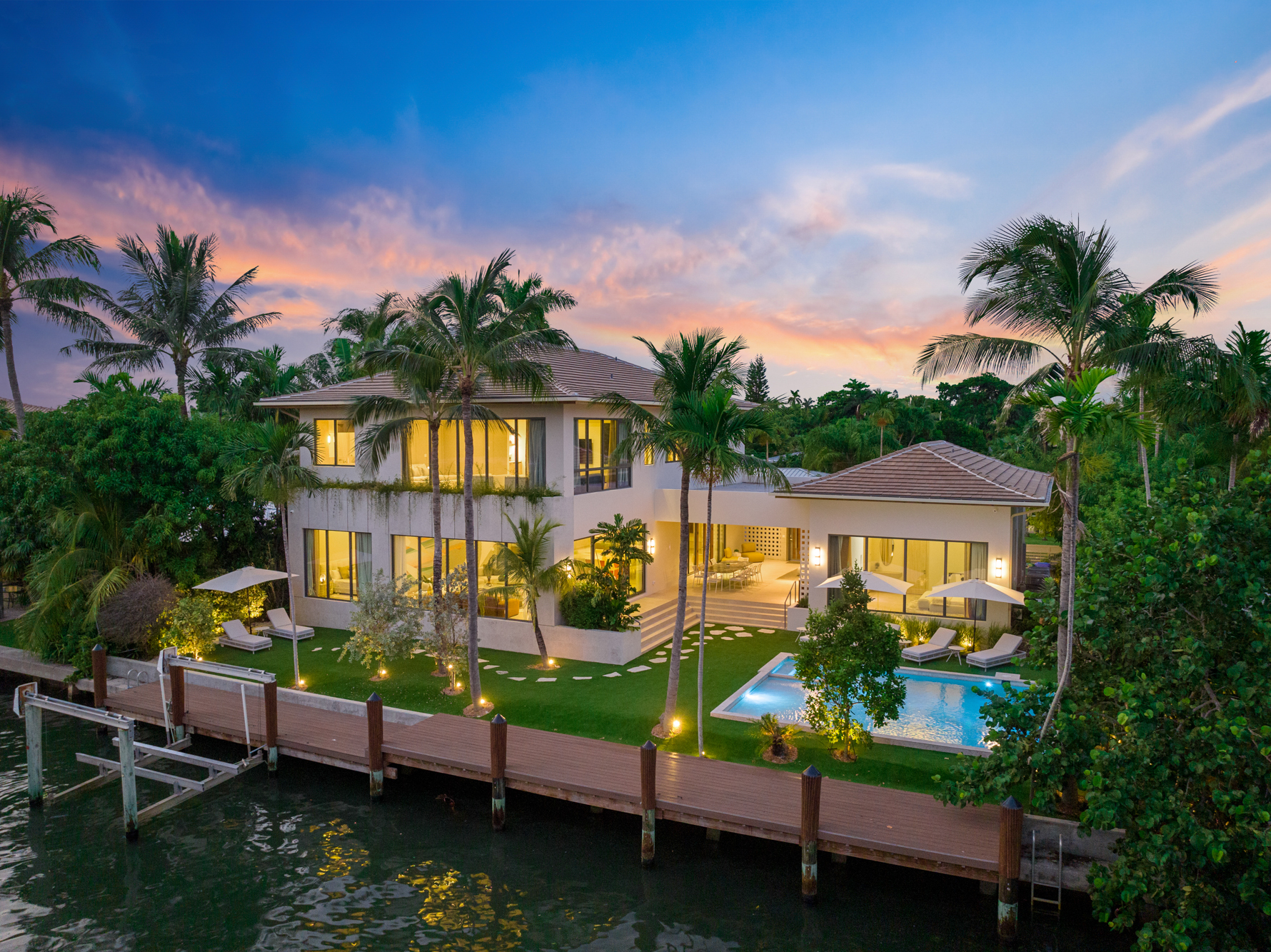 Luxury villa living room